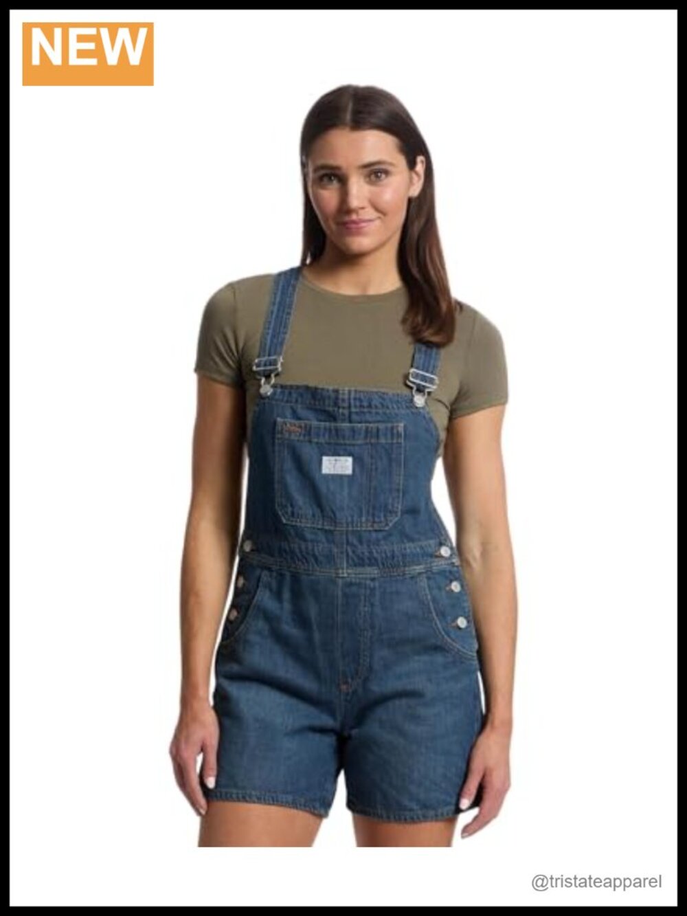 Utility Shortall Relaxed Fit High Waist Cotton